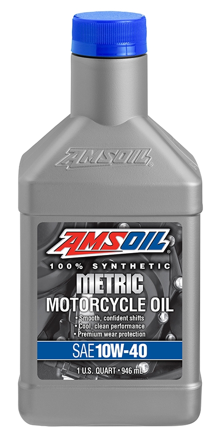 10W-40 Synthetic Metric Motorcycle Oil 1QT